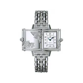 积家/Jaeger LeCoultre Reverso Complication 系列 33 x 20.5 мм 白金 石英机芯 女表 Q2653201