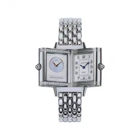 积家/Jaeger LeCoultre Reverso Duetto 系列 33 x 20.5 мм 不锈钢 手动机械机芯 女表 Q2668120