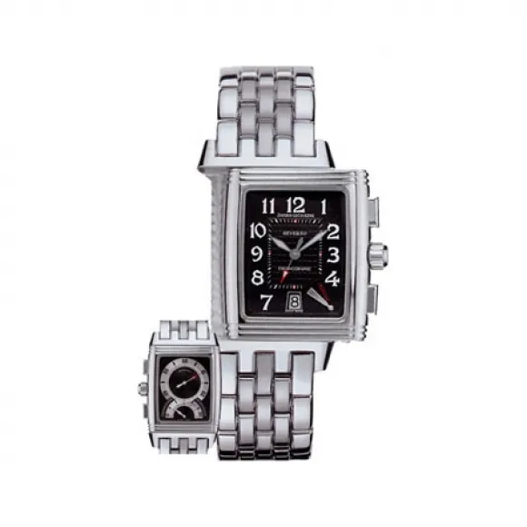 积家/Jaeger LeCoultre Reverso Complication 系列 28 x 43.5 мм 不锈钢 手动机械机芯 男表 Q2958150