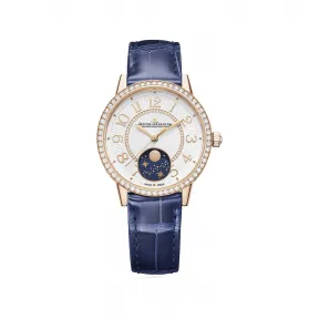 积家/Jaeger LeCoultre 玫瑰金女式腕表Rendez-Vous Classic Moon约会系列月相腕表Q357243J