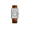 积家/Jaeger LeCoultre Reverso Classic翻转系列双面小秒针腕表大型款手动上链男士精钢腕表Q3848423