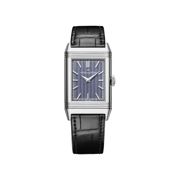积家/JaegerLeCoultre Reverso Tribute Enamel翻转系列珐琅男士腕表白金表款 - Q39334S2 | 