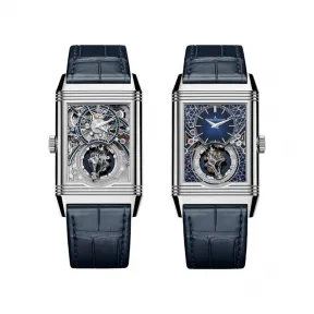 积家/JaegerLeCoultre Reverso Hybris Artistica Calibre 179翻转系列超凡复杂工艺179型机芯腕表白金表款 - Q39434E1 | 