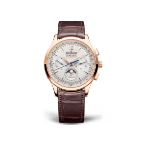 积家/JaegerLeCoultre 男士玫瑰金自动腕表 自动上链Master Control Chronograph Calendar大师系列计时全历腕表Q4132530 |