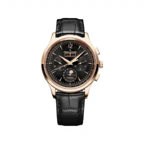 积家/Jaeger LeCoultre 男士玫瑰金自动腕表，自动上链Master Control Chronograph Calendar大师系列计时全历腕表Q413253J