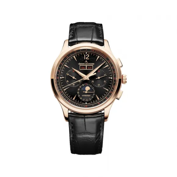 积家/Jaeger LeCoultre 男士玫瑰金自动腕表，自动上链Master Control Chronograph Calendar大师系列计时全历腕表Q413253J