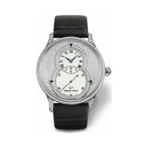 雅克德罗/Jaquet Droz 大秒针系列 18K白金 自动机械机芯 男表 J003034205