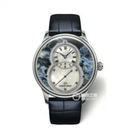 雅克德罗/Jaquet Droz 大秒针系列 18k白金 自动机械机芯 男表 J003034424