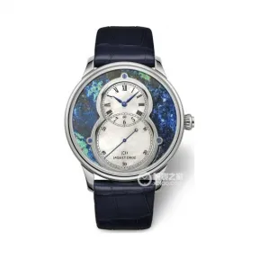 雅克德罗/Jaquet Droz 大秒针系列 18k白金 自动机械机芯 男表 J003034430