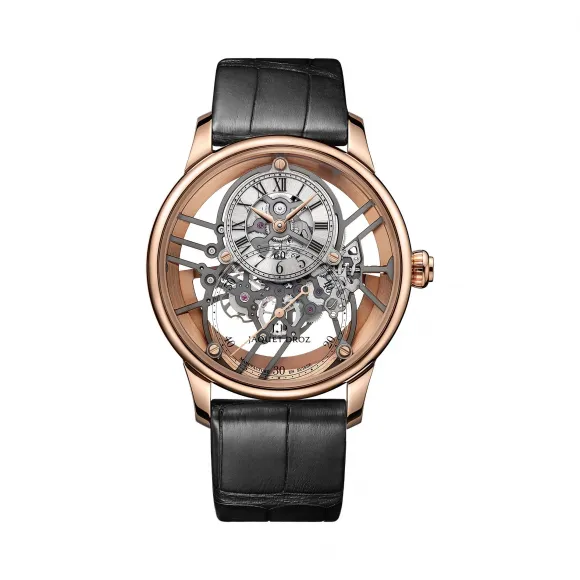 雅克德罗/Jaquet Droz 大秒针系列 18K红金表壳 自动机械机芯 男表 J003523240