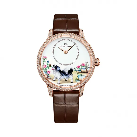 雅克德罗/Jaquet Droz 艺术工坊系列 18K红金表壳 自动机械机芯 女表 J005003223