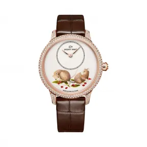 雅克德罗/Jaquet Droz 艺术工坊系列 18K红金表壳 自动机械机芯 女表 J005003227