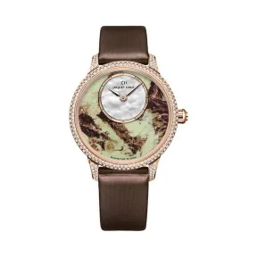 雅克德罗/Jaquet Droz 时分小针盘系列 18k红金 自动机械机芯 女表 J005003574
