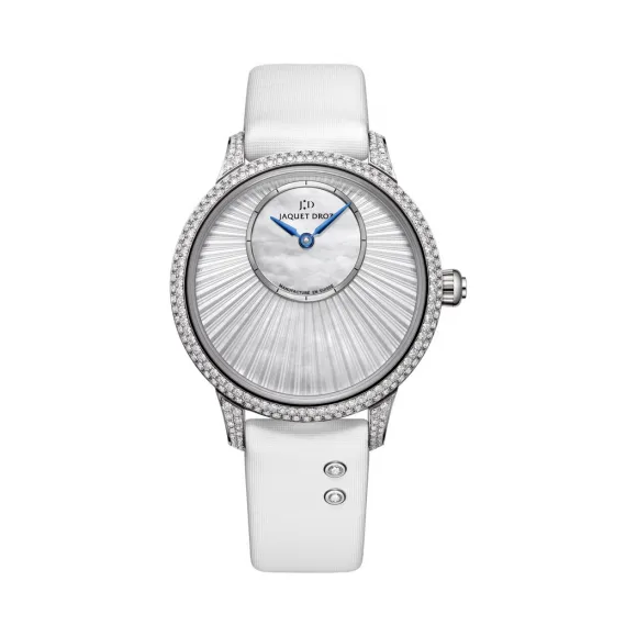 雅克德罗/Jaquet Droz 时分小针盘系列 18k白金 自动机械机芯 女表 J005004570