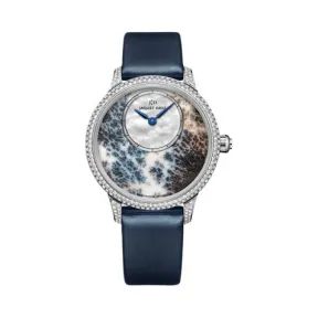 雅克德罗/Jaquet Droz 时分小针盘系列 18k白金 自动机械机芯 女表 J005004572