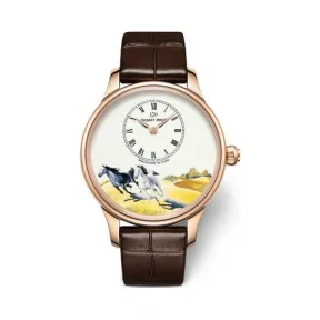 雅克德罗/Jaquet Droz 艺术工坊系列 18k红金 自动机械机芯 男表 J005013204