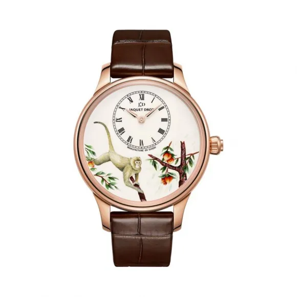 雅克德罗/Jaquet Droz 艺术工坊系列 18k红金 自动机械机芯 男表 J005013208