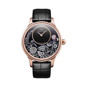 雅克德罗/Jaquet Droz 艺术工坊系列 18K红金表壳 自动机械机芯 女表 J005013215