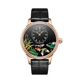 雅克德罗/Jaquet Droz 艺术工坊系列 18K红金 自动机械机芯 男表 J005013218