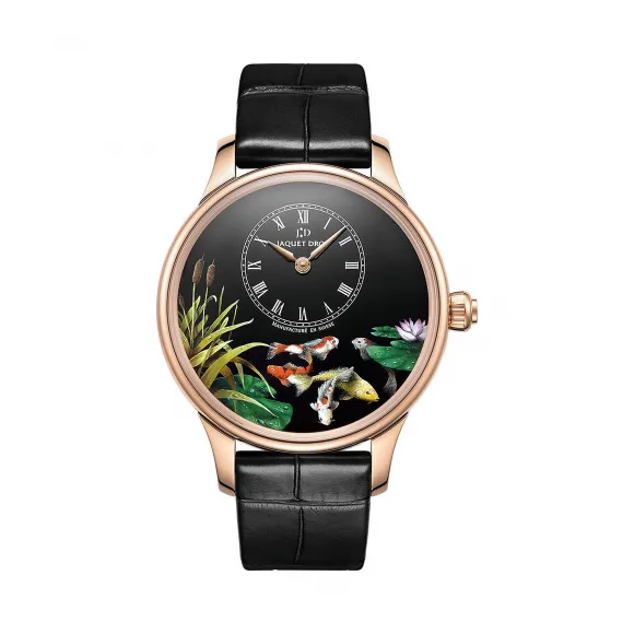 雅克德罗/Jaquet Droz 艺术工坊系列 18K红金 自动机械机芯 男表 J005013218