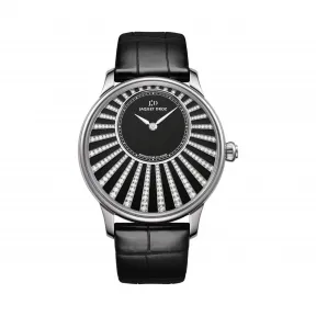 雅克德罗/Jaquet Droz 时分小针盘系列 18K白金 自动机械机芯 男表 J005014202