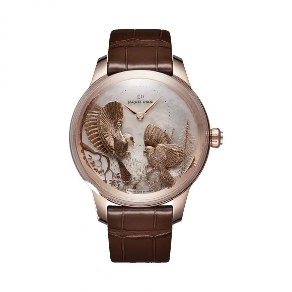 雅克德罗/Jaquet Droz 艺术工坊系列 18K红金厚度13 自动机械机芯 男表 J005023270