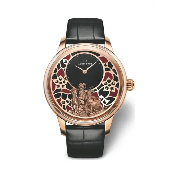 雅克德罗/Jaquet Droz 艺术工坊系列 18k红金 自动机械机芯 男表 J005023278