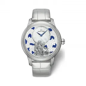 雅克德罗/Jaquet Droz 艺术工坊系列 18k白金 自动机械机芯 男表 J005024277