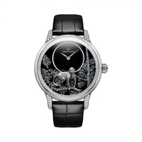 雅克德罗/Jaquet Droz 艺术工坊系列 18K白金 自动机械机芯 男表 J005024280