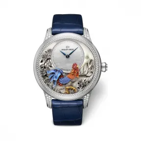 雅克德罗/Jaquet Droz 艺术工坊系列 18k白金 自动机械机芯 男表 J005024282