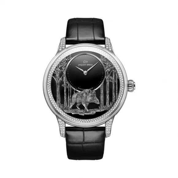 雅克德罗/Jaquet Droz 艺术工坊系列 18K白金表壳 自动机械机芯 男表 J005024284