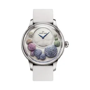 雅克德罗/Jaquet Droz 时分小针盘系列 18K白金 自动机械机芯 女表 J005024531