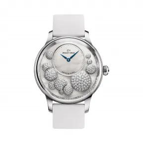 雅克德罗/Jaquet Droz 时分小针盘系列 18k白金 自动机械机芯 女表 J005024534