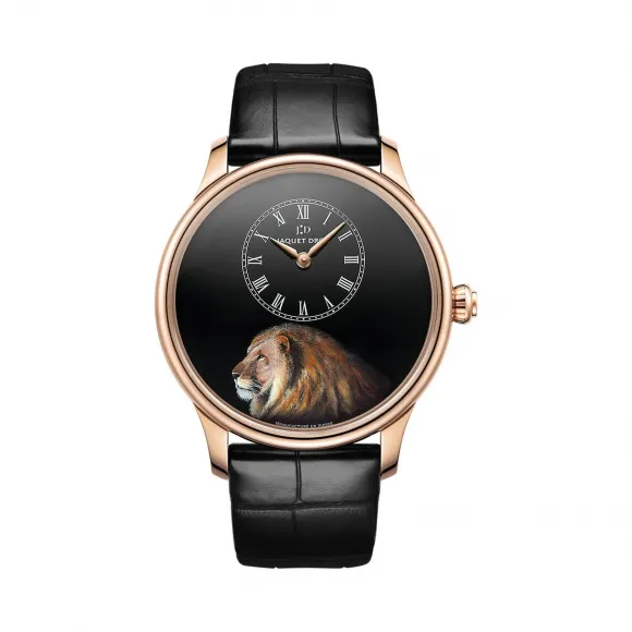 雅克德罗/Jaquet Droz 艺术工坊系列 18K红金 自动机械机芯 男表 J005033314