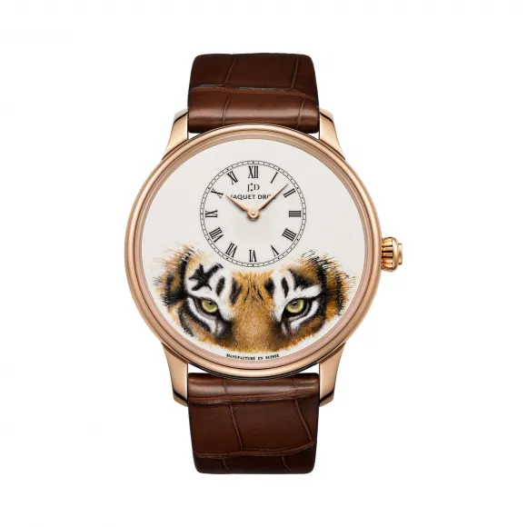 雅克德罗/Jaquet Droz 艺术工坊系列 18K红金表壳 自动机械机芯 男表 J005033331