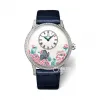 雅克德罗/Jaquet Droz 艺术工坊系列 18k白金镶钻 自动机械机芯 女表 J005034266