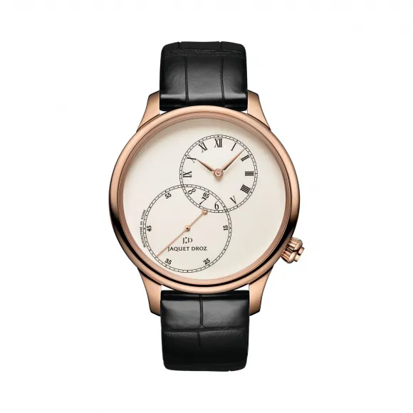 雅克德罗/Jaquet Droz 大秒针系列 18K红金 自动机械机芯 男表 J006013200