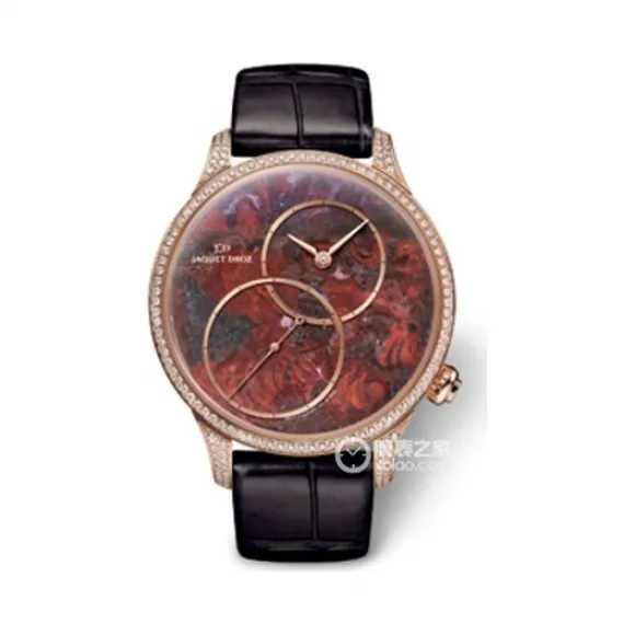 雅克德罗/Jaquet Droz 大秒针系列 18K红金镶钻 自动机械机芯 女表 J006013277