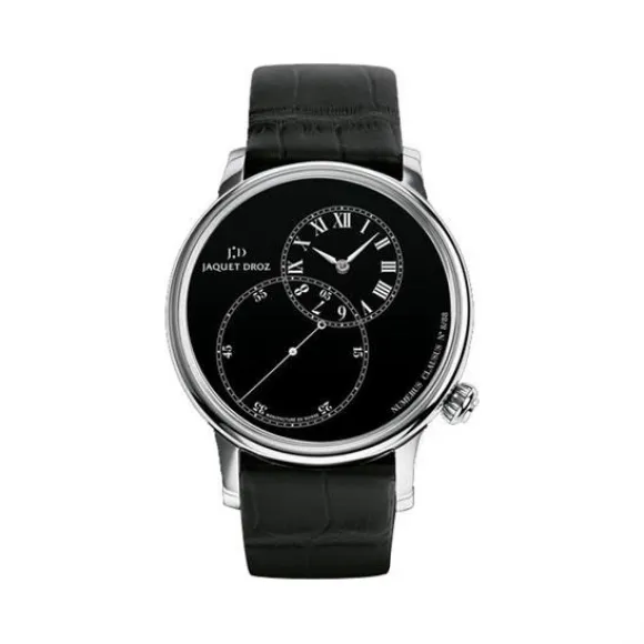雅克德罗/Jaquet Droz 大秒针系列 18K白金 自动机械机芯 男表 J006034204