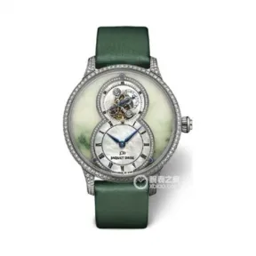 雅克德罗/Jaquet Droz 大秒针系列 18k白金镶钻 自动机械机芯 女表 J013014278