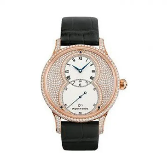 雅克德罗/Jaquet Droz 大秒针系列 18K红金 自动机械机芯 女表 J014013226