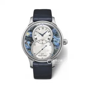 雅克德罗/Jaquet Droz 大秒针系列 18k白金 自动机械机芯 女表 J014014286
