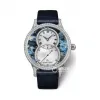 雅克德罗/Jaquet Droz 大秒针系列 18k白金镶钻 自动机械机芯 女表 J014014288