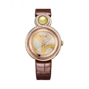 雅克德罗/Jaquet Droz 优雅 8系列 18K红金 自动机械机芯 女表 J014503221