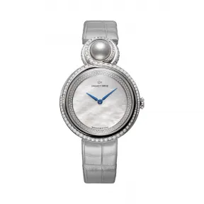 雅克德罗/Jaquet Droz 优雅 8系列 18k白金镶钻 自动机械机芯 男表 J014504570