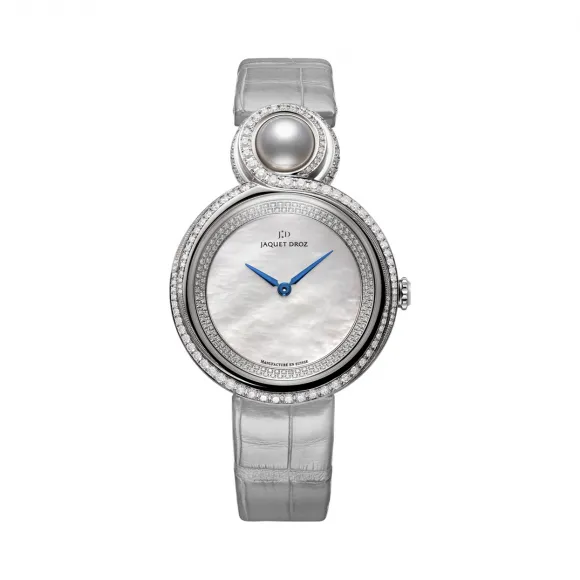 雅克德罗/Jaquet Droz 优雅 8系列 18k白金镶钻 自动机械机芯 男表 J014504570