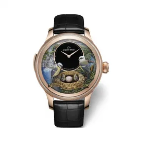 雅克德罗/Jaquet Droz 艺术工坊系列 18k玫瑰金 手动机械机芯 男表 J031033200