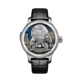 雅克德罗/Jaquet Droz 艺术工坊系列 18k白金 手动机械机芯 男表 J031034202