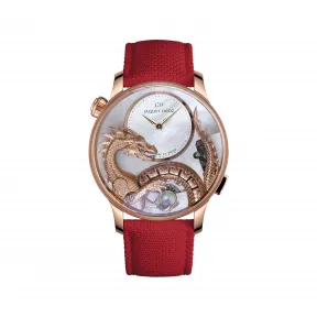 雅克德罗/Jaquet Droz 动态飞龙自动玩偶腕表（Dragon Automaton） 43 MM 手工镌刻18K红金表壳. 自动机械机芯 男表 J0327330031