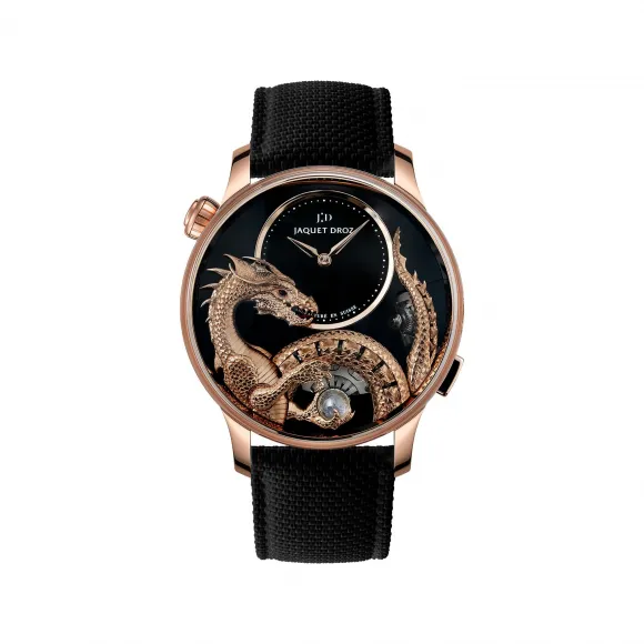雅克德罗/Jaquet Droz 动态飞龙自动玩偶腕表（Dragon Automaton） 43 MM 18K红金表壳. 自动机械机芯 男表 J0327330041